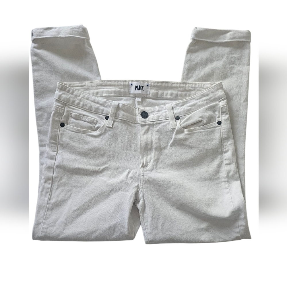 PAIGE White Denim Jeans Size 30